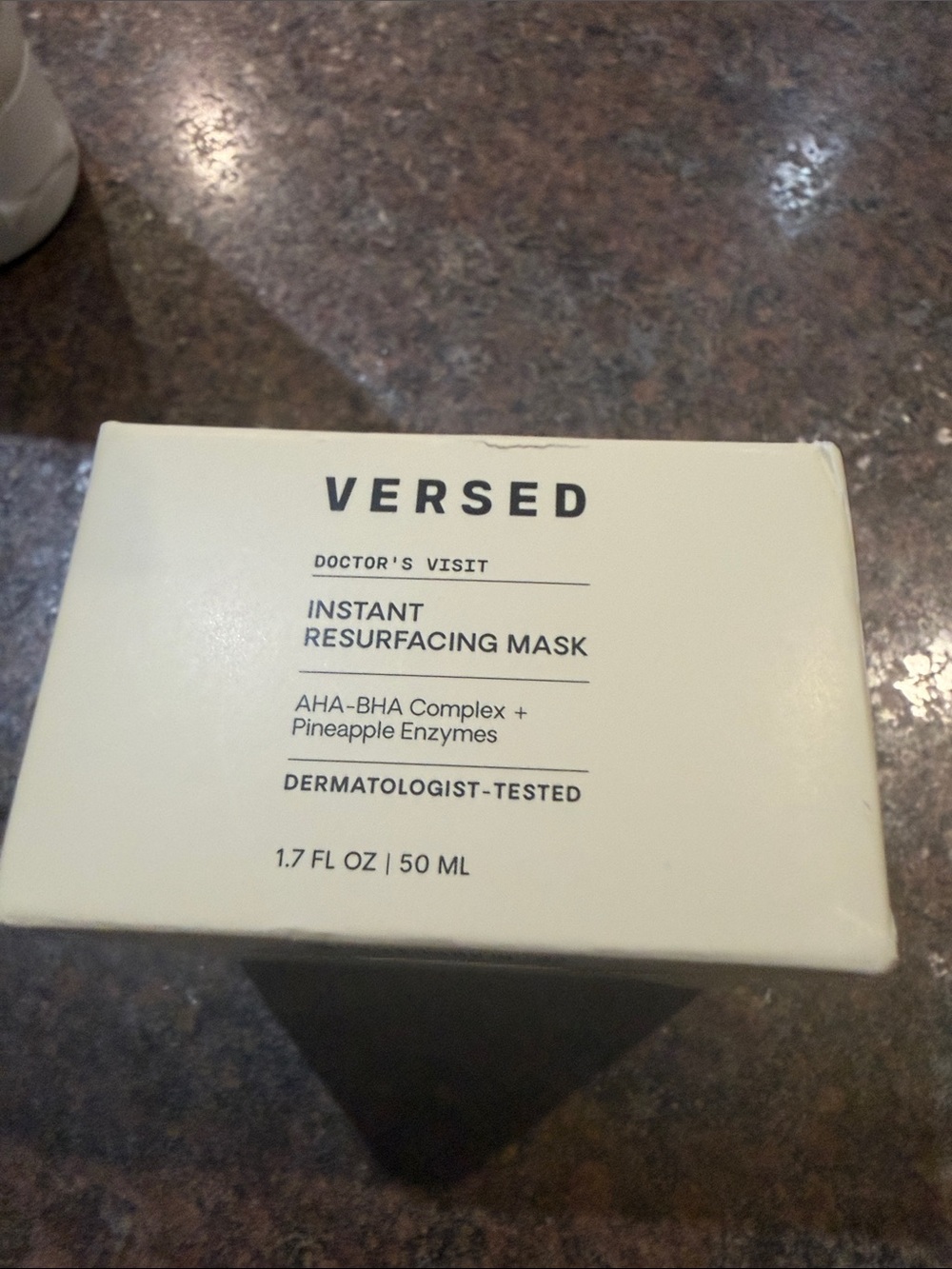 New Versed Instant Resurfacing Mask glycolic, and lactic acid salicylic skin